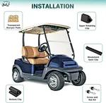 Precedent golf cart windshield mounting kit